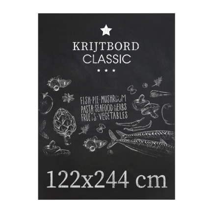 Krijtbord Classic 122x244 cm Zonder Ophangsysteem