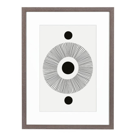 Wissellijst Vergrijsd 18x24 cm - Art Print en Passe Partout