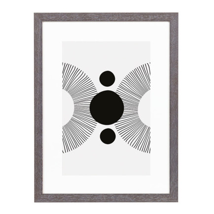 Wissellijst Vergrijsd Breed 40x60 cm - Art Print en Passe Partout
