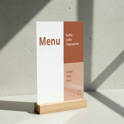 Oacklux Menukaarthouder Eiken 210 mm
