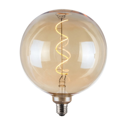 Vintlux Filament LED Lamp Kyodai Loft Globe XXL Gold Dimbaar Ø200mm E27 4W