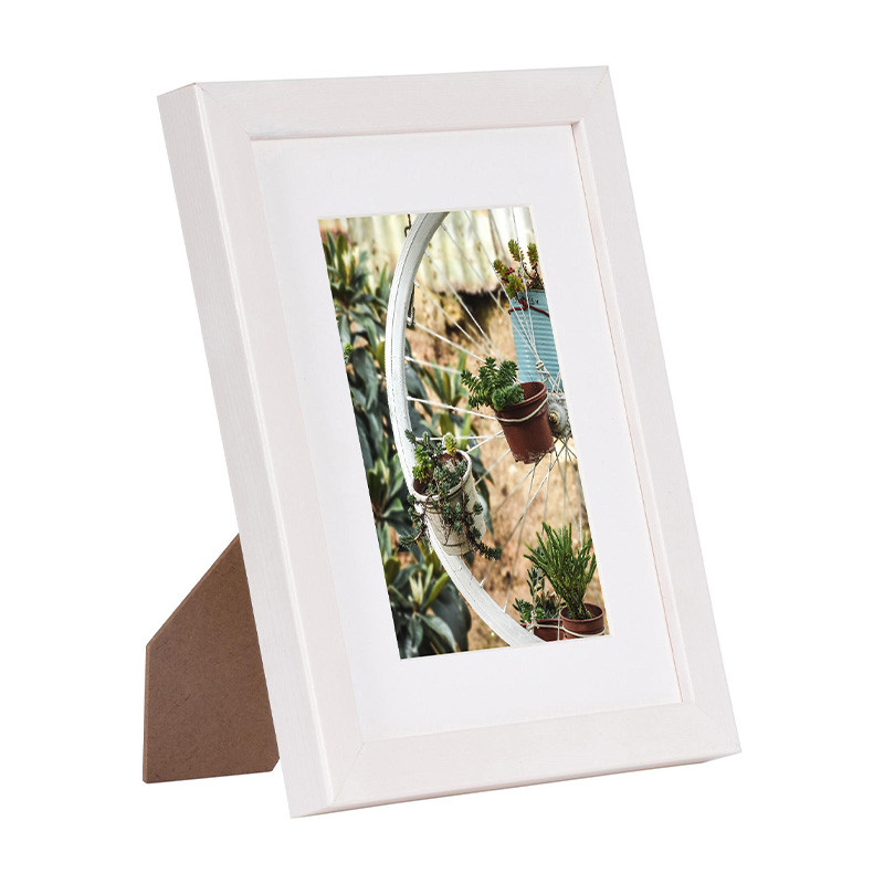 bijgeloof Maryanne Jones dozijn Henzo Fotolijst Jardin Wit 18x24 cm met Passe Partout