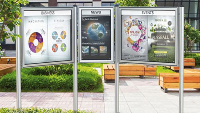 Informatiekast staanders banner