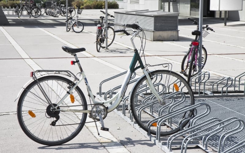 Makkelijk te combineren met andere fietsenrekken